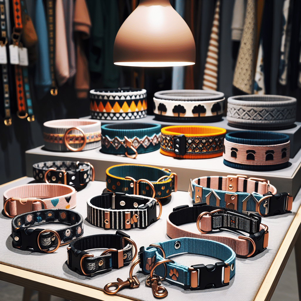 stylish and functional dog collars for trendy pups