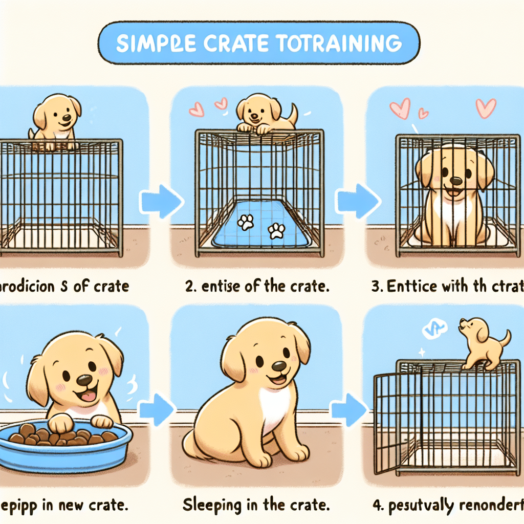 simple crate training steps for your new puppy