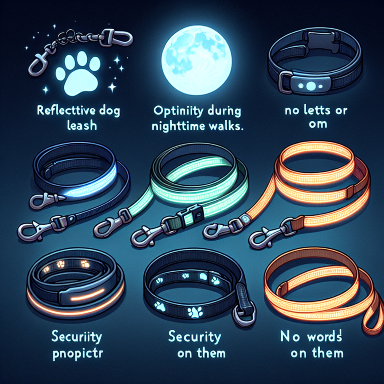 best reflective leashes for nighttime walks