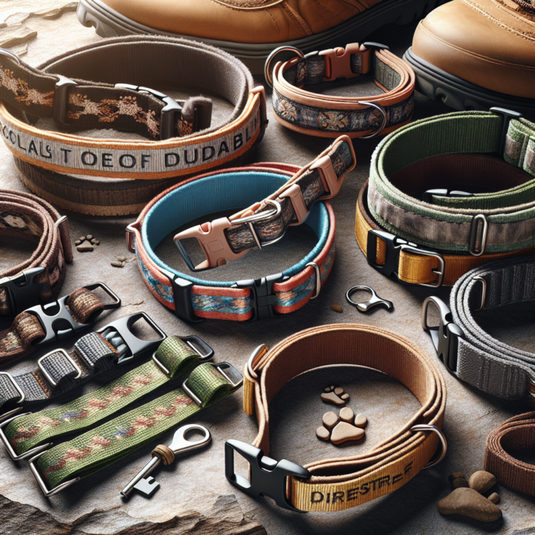 comfortable and durable dog collars for active pets