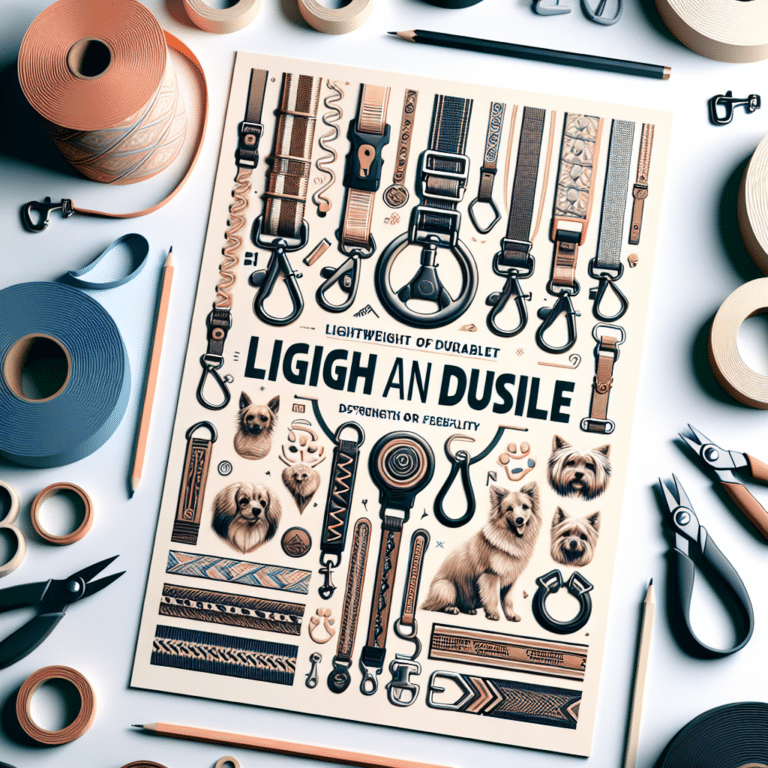 leashes for small dogs: lightweight and durable choices