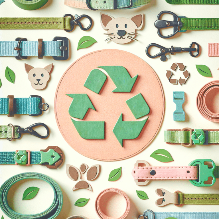 eco-friendly dog collars and leashes for sustainable pet care