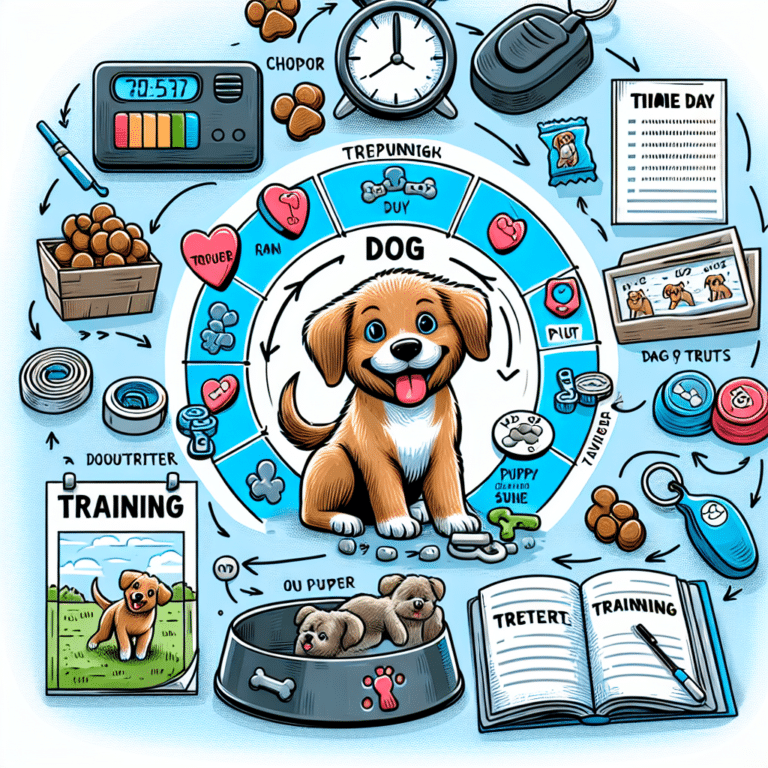 setting a routine for successful puppy training