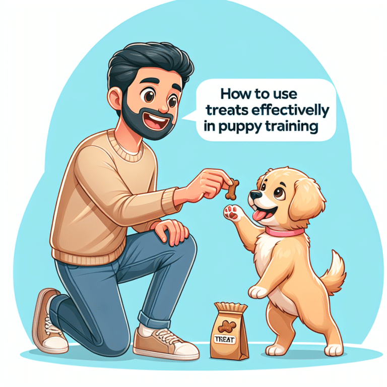 how to use treats effectively in puppy training