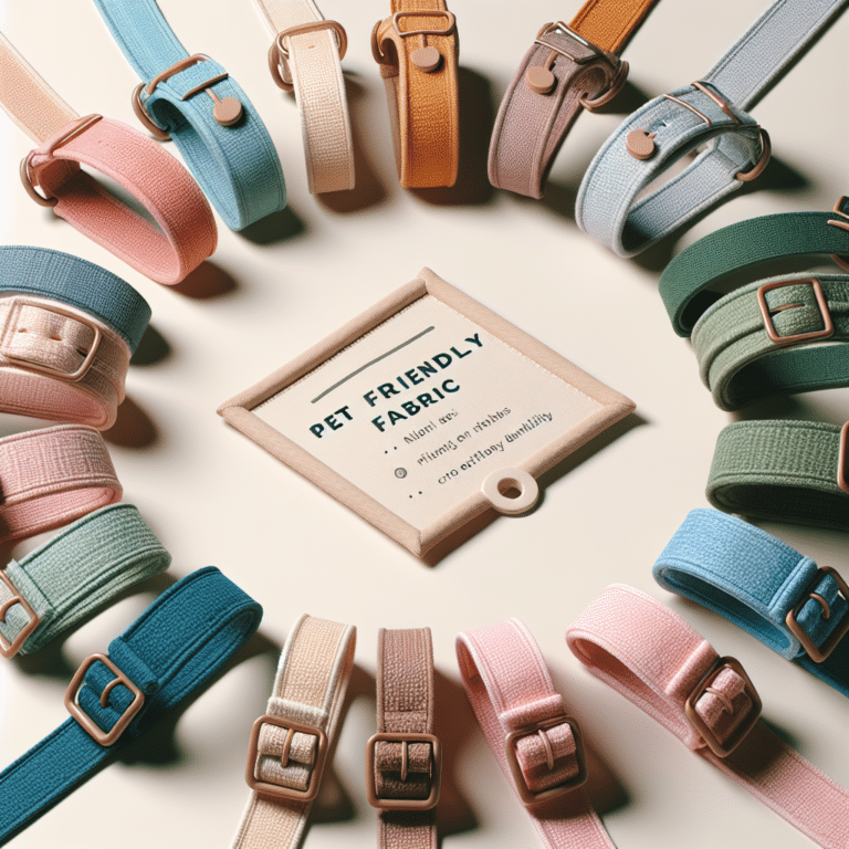 pet-friendly fabrics for collars and harnesses