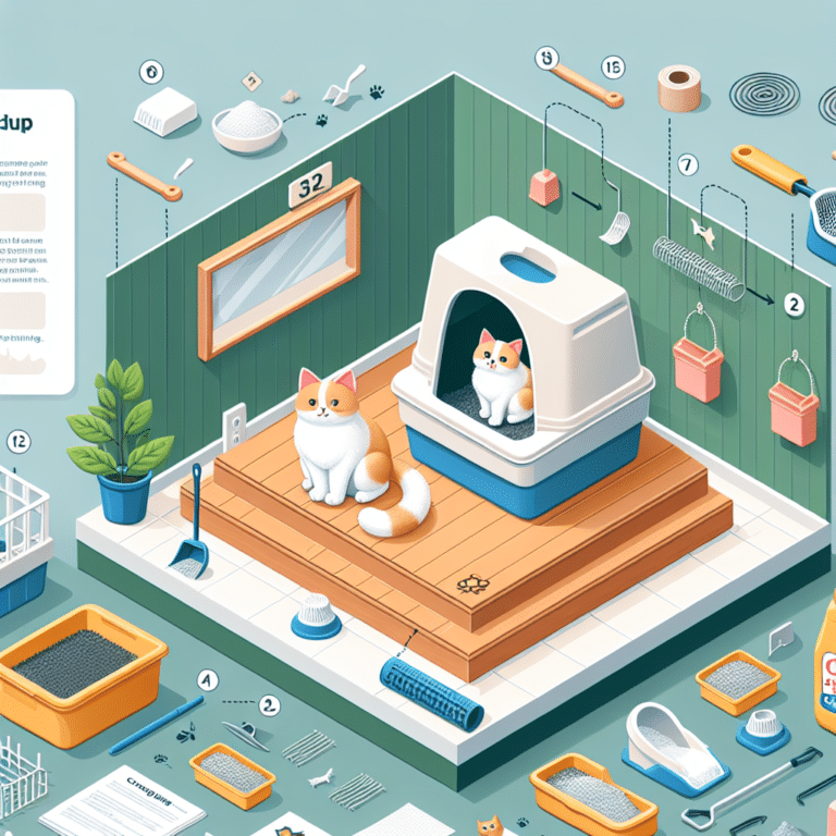 step-by-step potty training for indoor cats